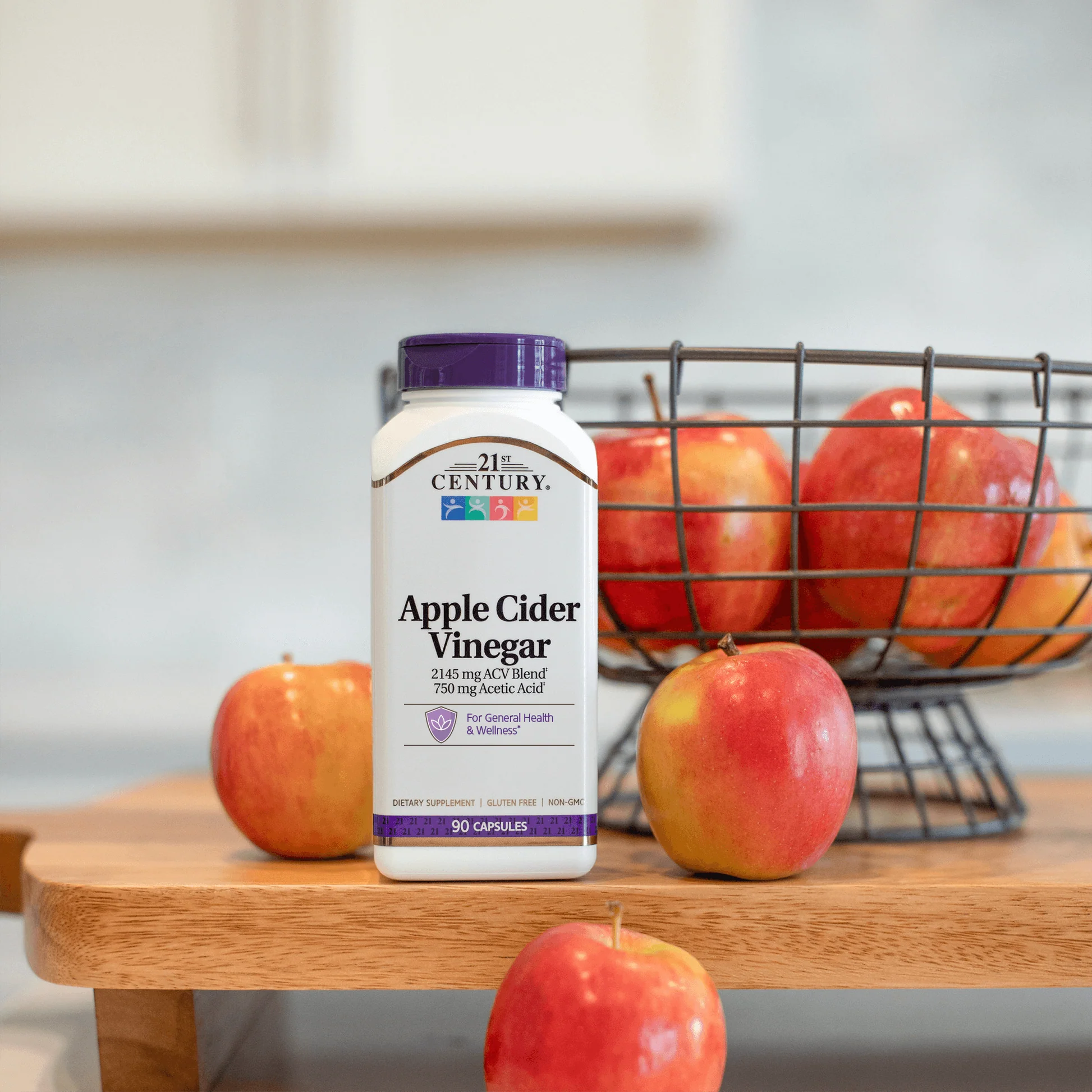 21st Century Apple Cider Vinegare 300 MG 250 TABLETS