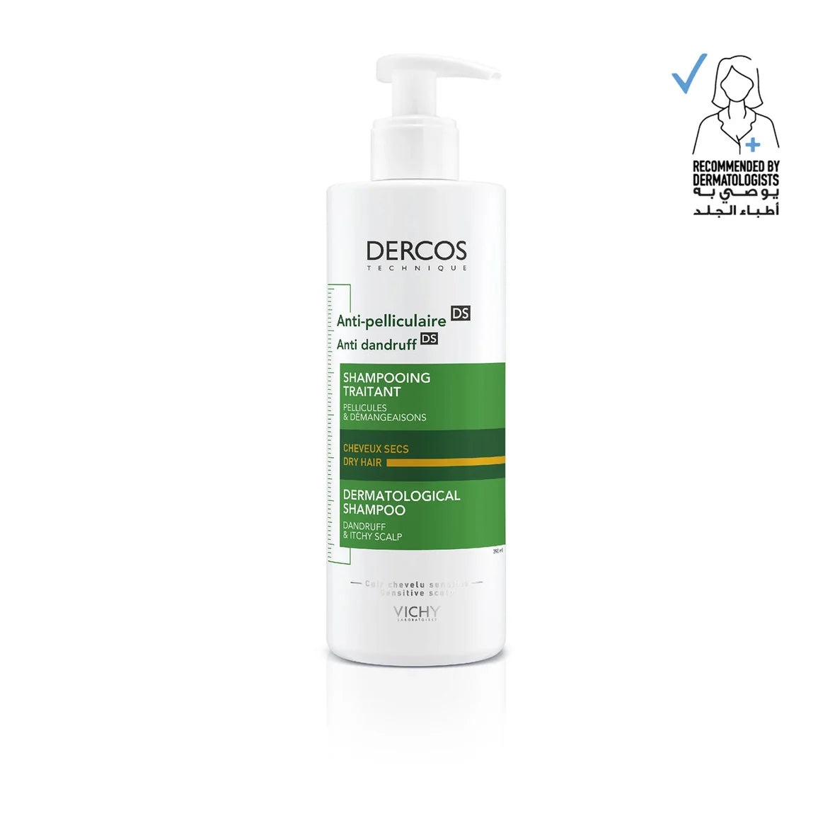 DERCOS ANTI DANDRUFF DS DERMATOLOGICAL SHAMPOO 390ML
