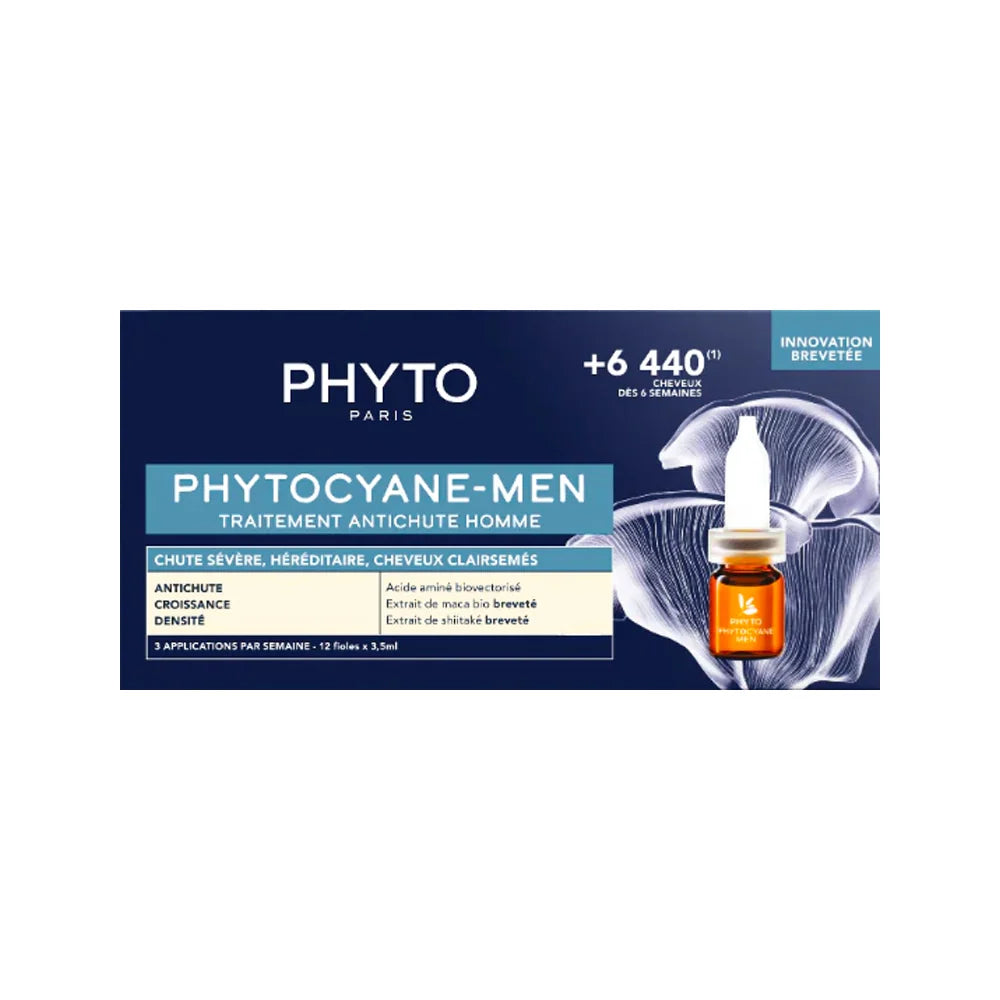 PHYTO PARIS PHYTOCYANE-MEN 12 FIOLES