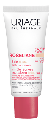 URIAGE CC ROSELIANE VISIBLE REDNESS NEUTRALIZING TENTED CARE SPF50+ 40ML