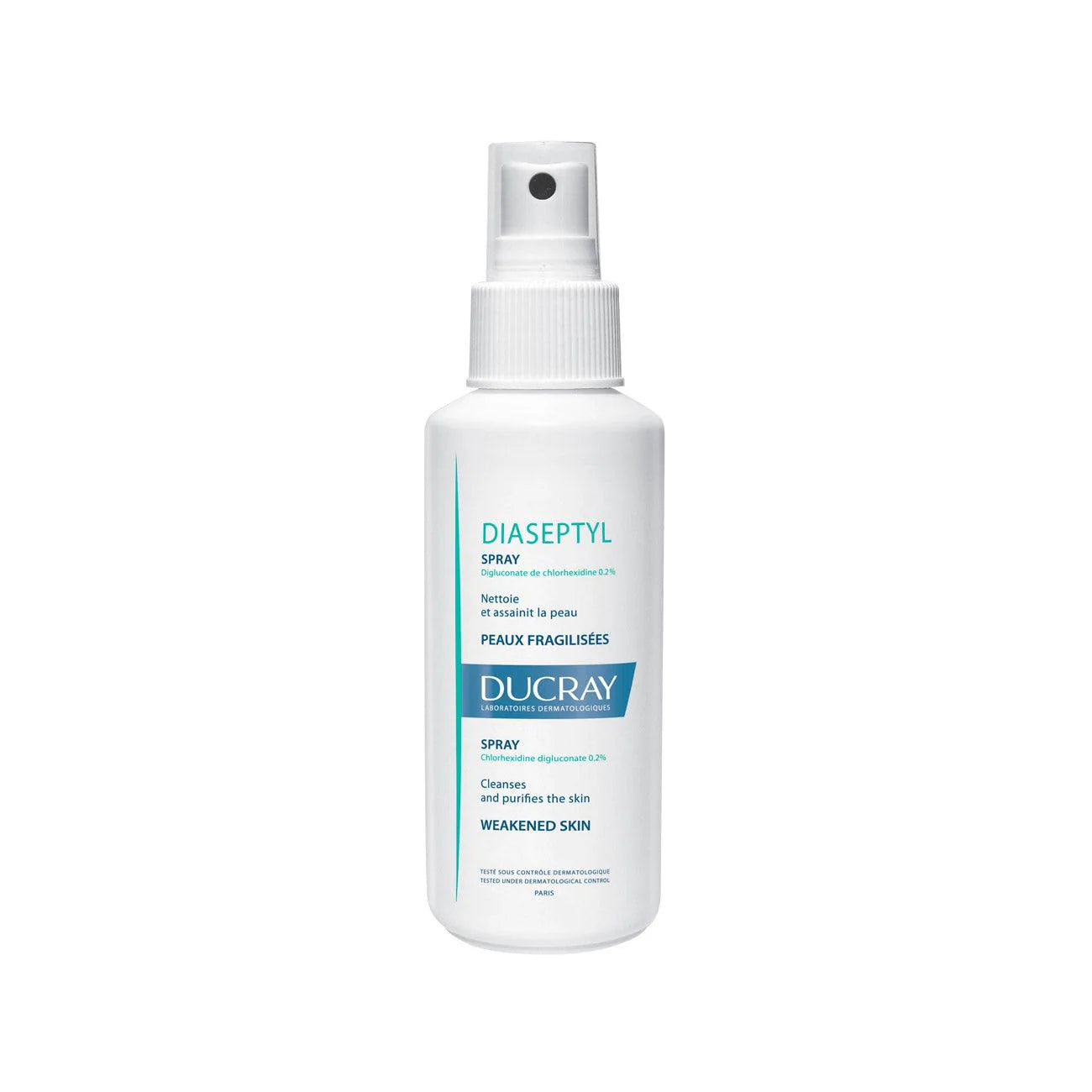 DUCRAY DIASEPTYL SPRAY CHLORHEXIDINE DIGLUCONATE 0.2% WEAKEND SKIN 125ML