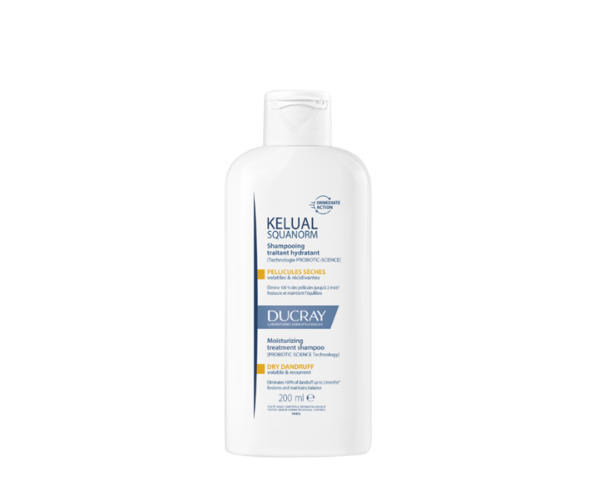 DUCRAY KELUAL SQUANORM MOISTURIZING TREATMENT SHAMPOO DRY DANDRUFF 200ML
