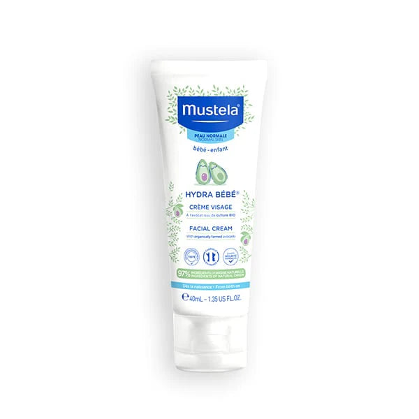 MUSTELA FACIAL CREAM WITH ORGINACALLY FARMED AVOCADO 40ML