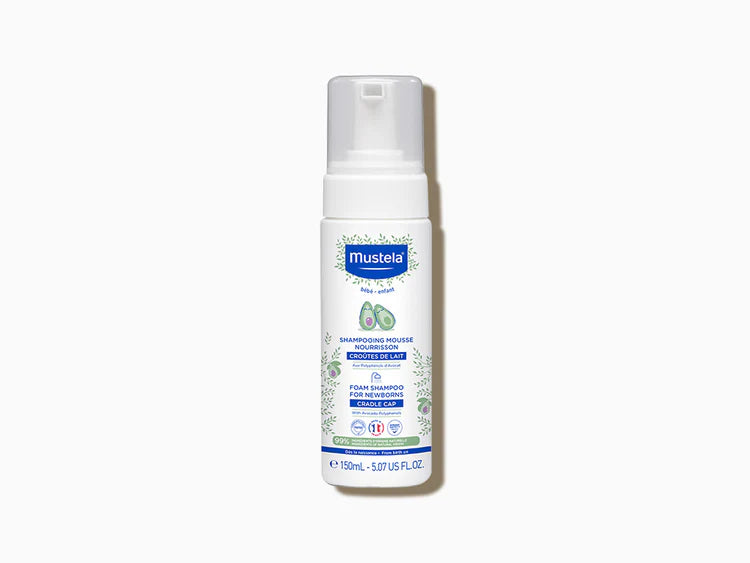 MUSTELA FOAM SHAMPOO FOR NEWBORNS CRADLE CAP 150ML