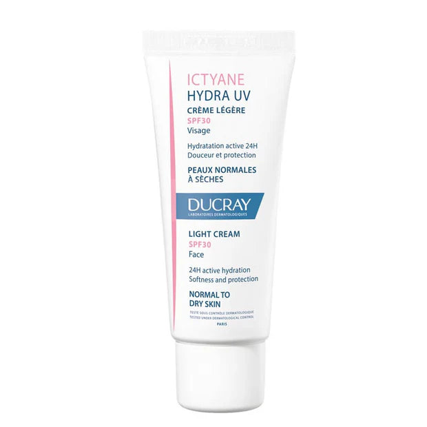 DUCRAY ICTYANE HYDRA UV LIGHT CREAM SPF50 FACE 40ML