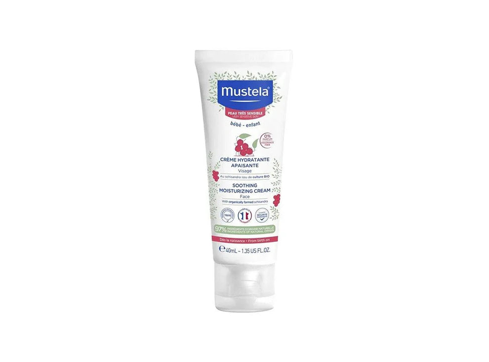 MUSTELA SOOTHING MOISTURIZING CREAM FACE 40ML