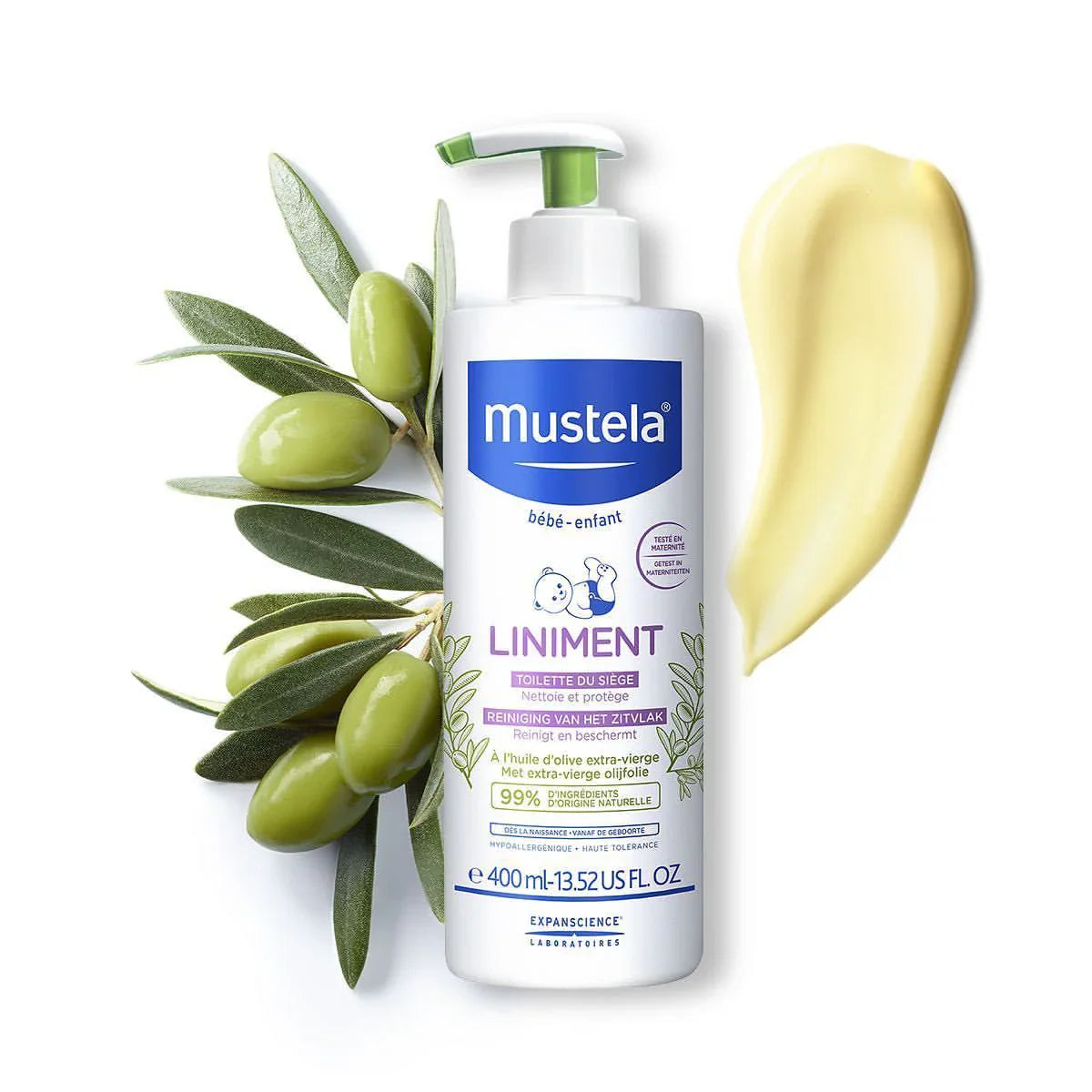 MUSTELA LINIMENT DIAPER CHANGE CLEANSER 400ML