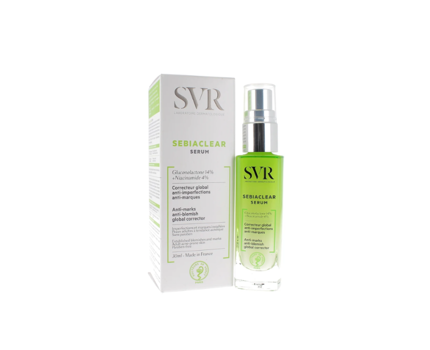 SVR SEBIACLEAR SERUM ANTI-BLEMISH, MARKS, WRINKLES 30ML