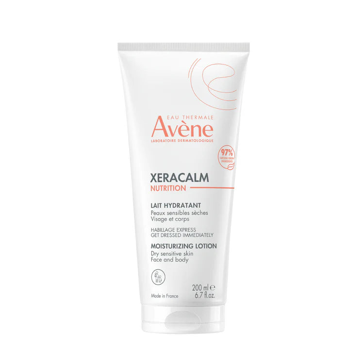 AVENE XERACALM NUTRITION MOISTURIZING LOTION DRY SENSITIVE SKIN FACE AND BODY 200ML