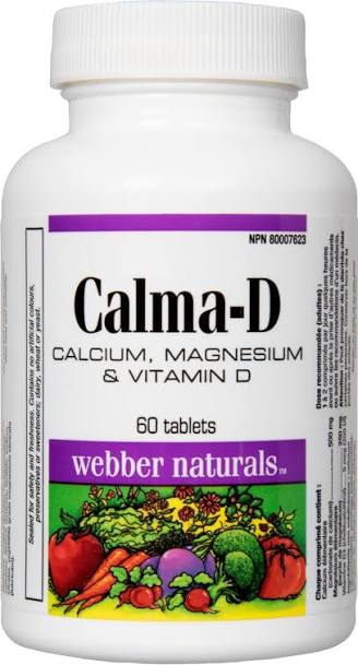 WEBBER NATURAL CALMA-D 60 TABLETS