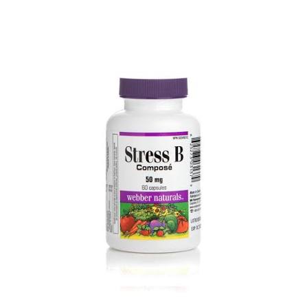 WEBBER NATURAL STRESS B COMPOSE 50MG 60 CAPSULES