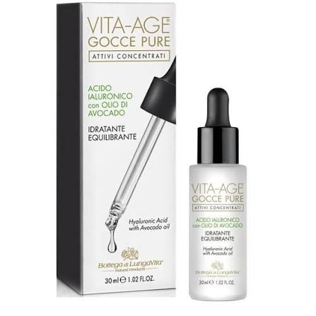 VITA-AGE HAIR GOCCE PURE HYALURNIC ACID WITH AVOCADO OIL SERUM 30 ML