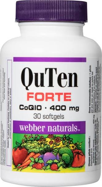 WEBBER NATURAL QUTEN FORTE 400MG 30 SOFTGELS