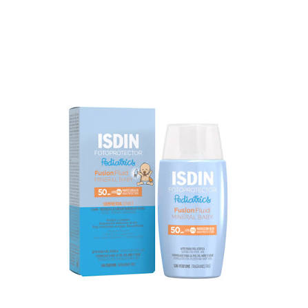 ISDIN FOTOPROTECTOR PEDIIATRICS FUSION FLUID MINIRAL BABY SPF 50
