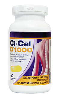 Ci-Cal D 1000 60 tablets by euro pharm