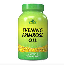 ALFA Evening Primrose Oil 1000 mg per Serving - 60 Softgels