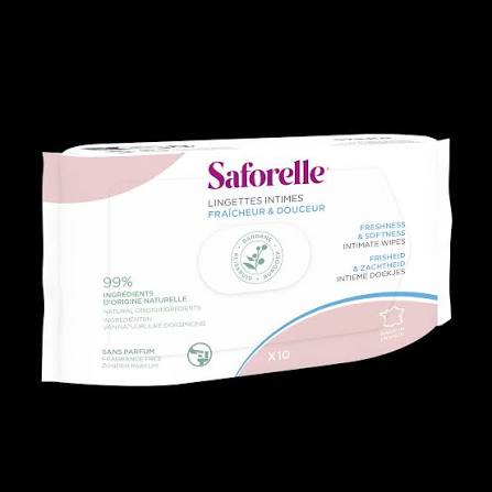 SAFORELLE WIPES LINGETTES INTIMES