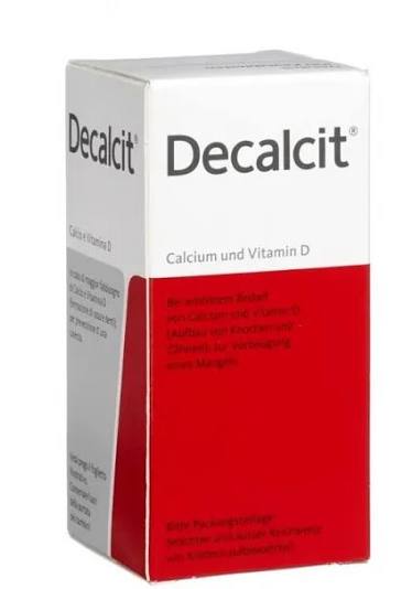 Decalcit CALCIUM AND VITAMIN D 60 TABLETS