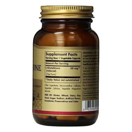 Solgar L-Glutathione Reduced 50 mg