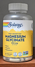 SOLARAY MAGNESIUM GLYCINATE 350 MG 120 VEGCAPS