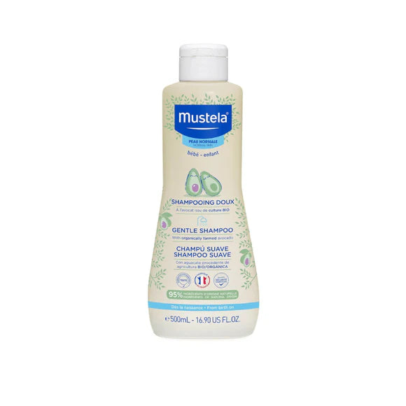 MUSTELA GENTLE SHAMPOO WITH ORGANICALLY FARMED AVOCADO 500ML