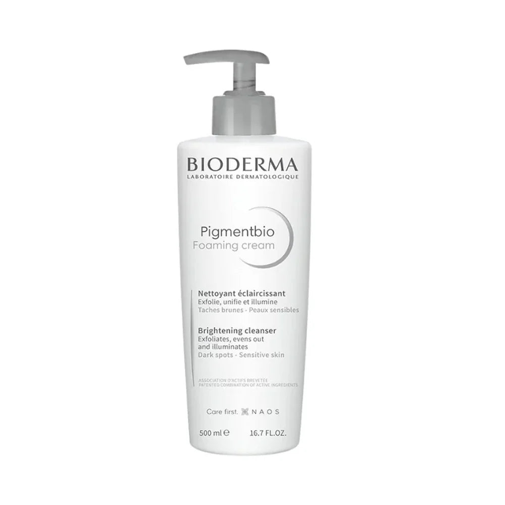 BIODERMA PIGMENTBIO FOAMING CREAM BRIGHTENING CLEANSER 500ML