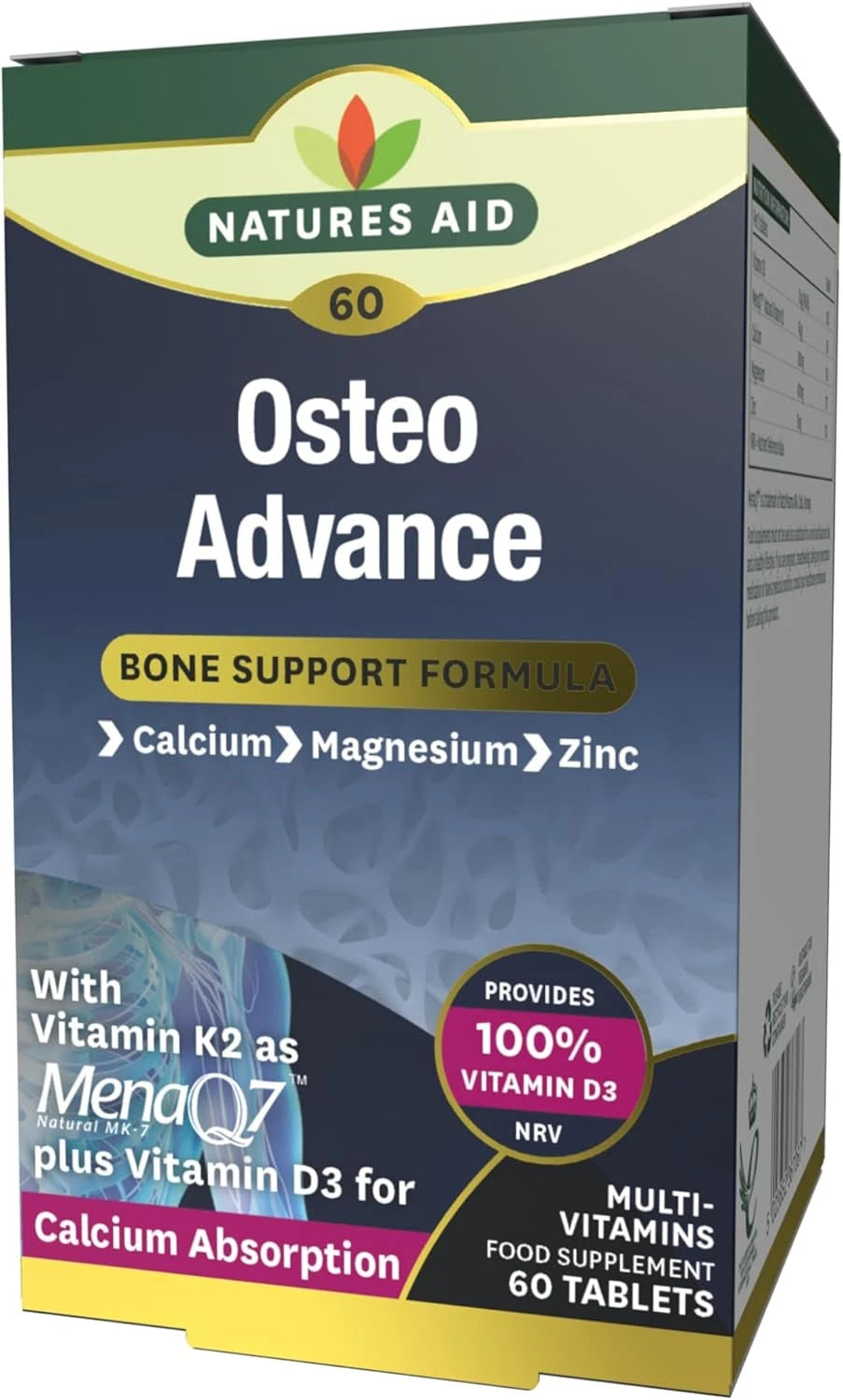 Natures Aid Osteo Advance 60 tablets