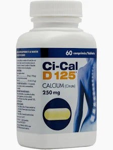 Ci-Cal+D 125 by Euro-Pharm International Canada 60 tablets