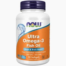 NOW ULTRA  OMEGA-3 FISH OIL 90 SOFTGELS