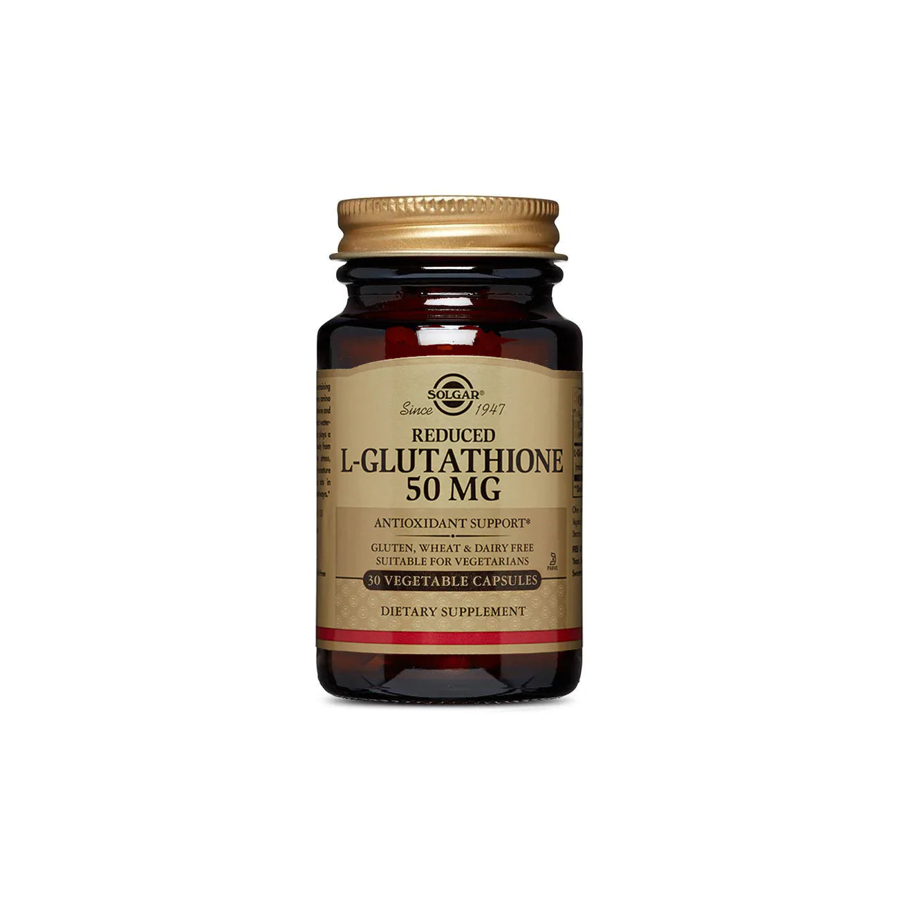 SOLGAR L-GLUTATHION REDUIT 50MG